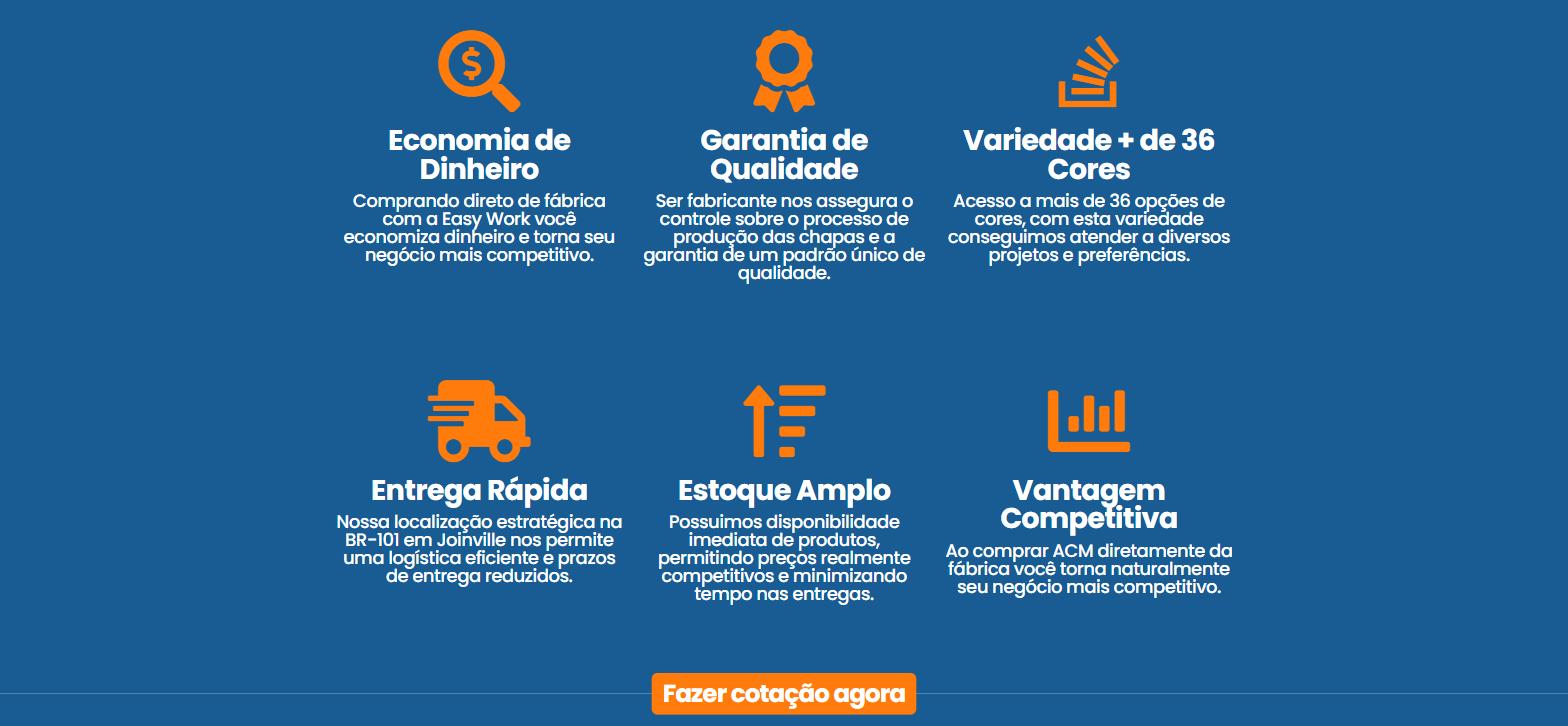 Landing page criada pela Agência Hapi para Easy Work ACM — parte 4