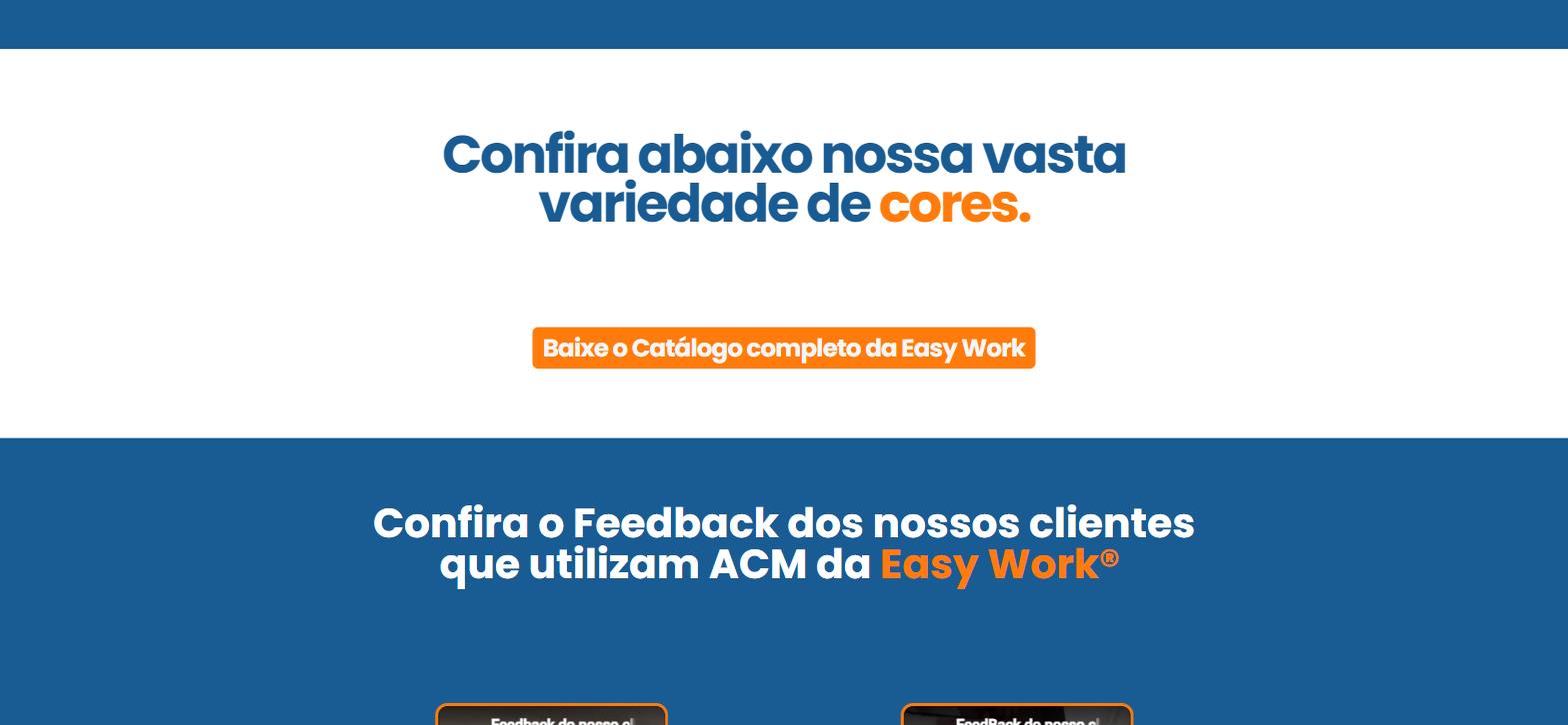 Landing page criada pela Agência Hapi para Easy Work ACM — parte 5